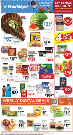 Preview of Fred Meyer weekly ads valid from 27.08.2025