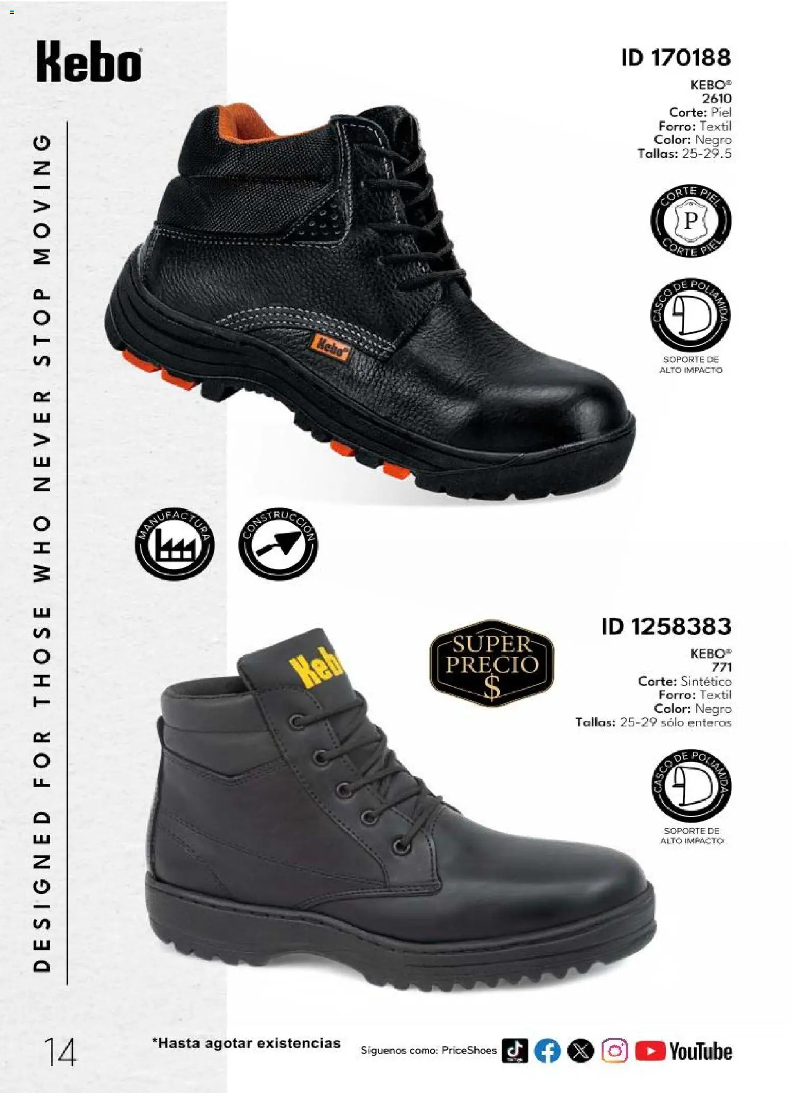 Nuevas ofertas de Price Shoes válidas en toda la República Mexicana desde el 23.12.2025. ¡Encuentra las mejores ofertas en Price Shoes catálogo Hummer! | Página: 14