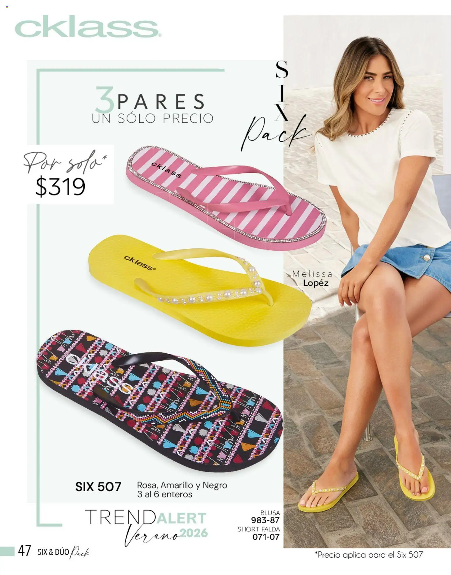 Nuevas ofertas de Cklass válidas en toda la República Mexicana desde el 05.03.2026. ¡Encuentra las mejores ofertas en Cklass catálogo Complemento Verano Ropa! | Página: 277 | Productos: Blusa, Falda, Short