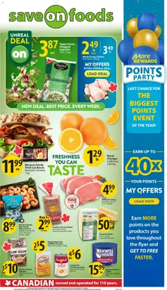 Preview of Save on foods weekly flyer / circulaire from shop Save on foods valid from 05.03.2026