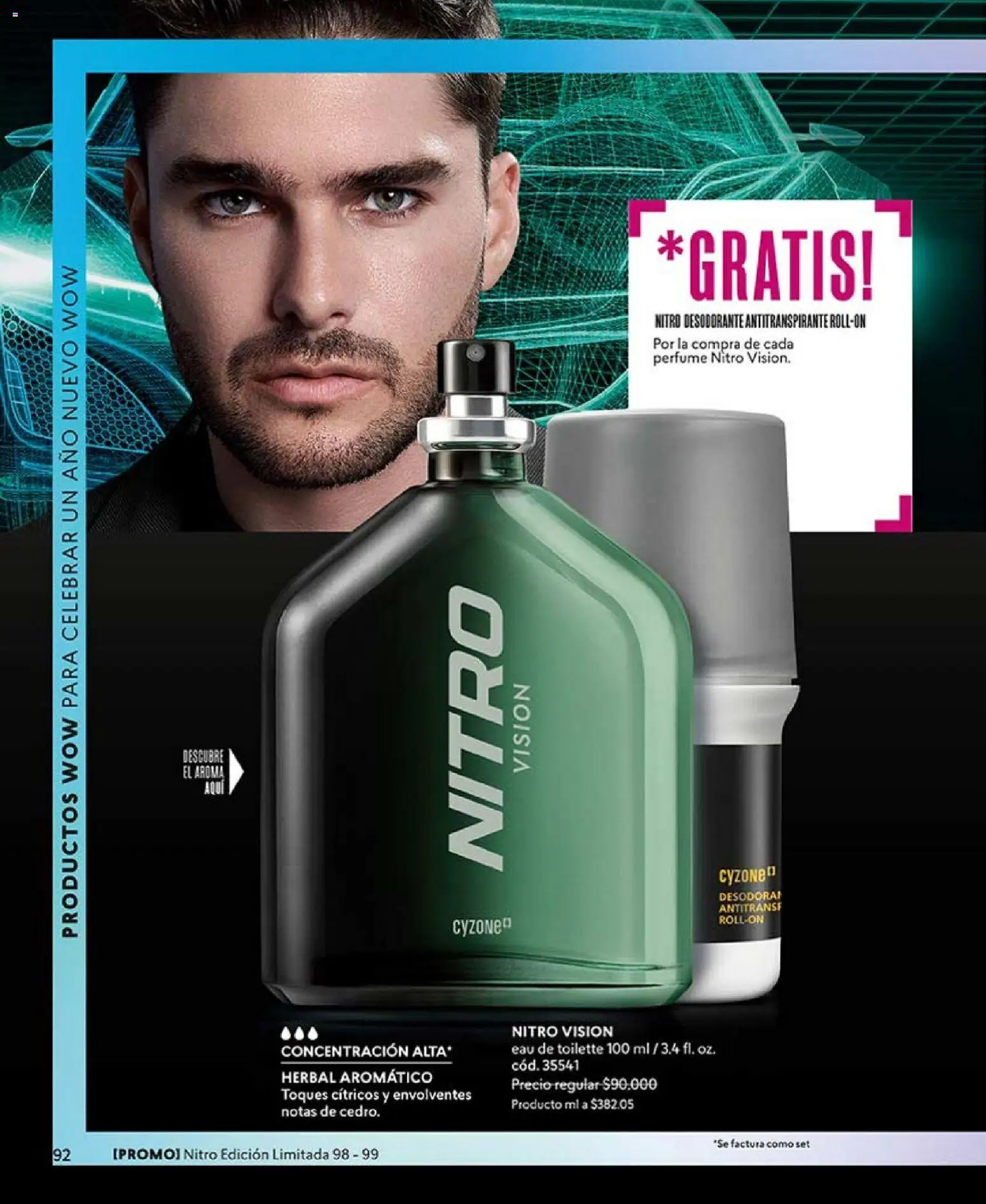 CyZone revista - valida desde el 01.01.2026 | Página: 92 | Productos: Perfume, Eau de toilette, Desodorante, Antitranspirante