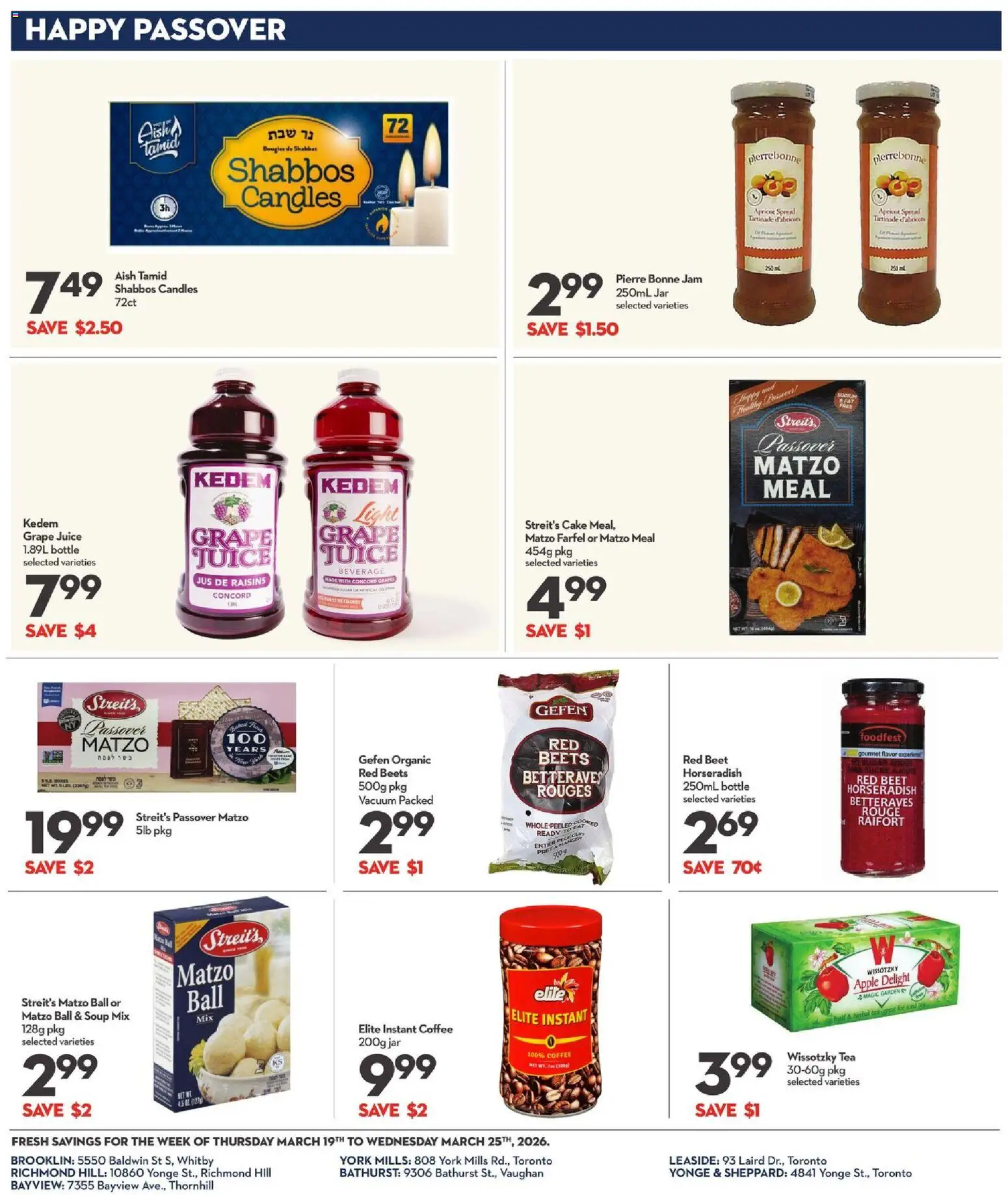 Longo's flyer valid from 19.03.2026 | Page: 23 | Products: Tea, Coffee, Juice