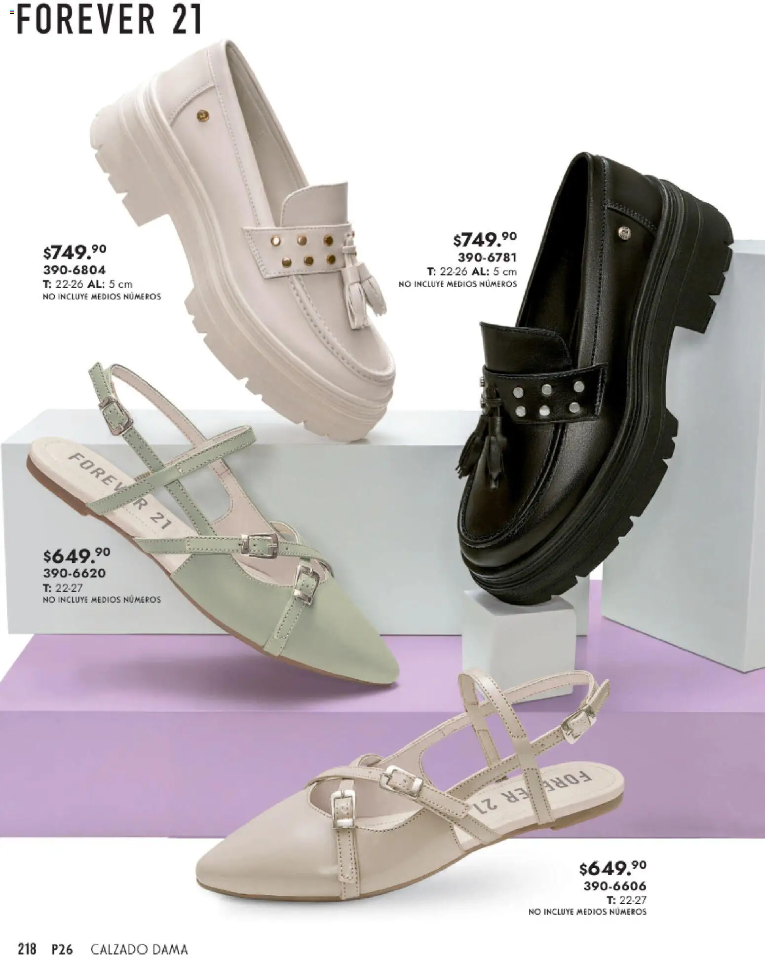 Nuevas ofertas de Andrea válidas en toda la República Mexicana desde el 25.01.2026. ¡Encuentra las mejores ofertas en Andrea catálogo Calzado Dama! | Página: 218