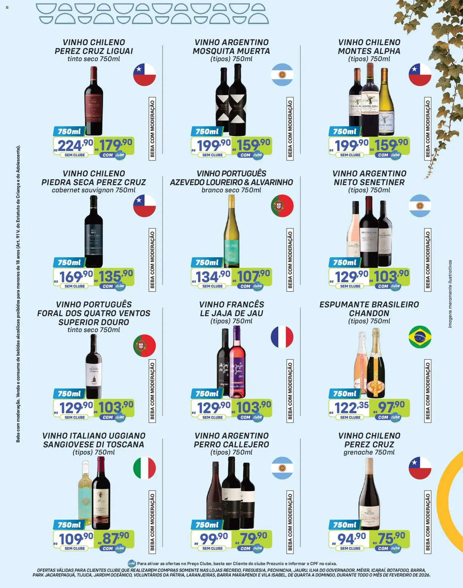 Prezunic Folheto - válido de 01.02.2026 | Página: 3 | Produtos: Espumante, Vinho, Mosquita muerta