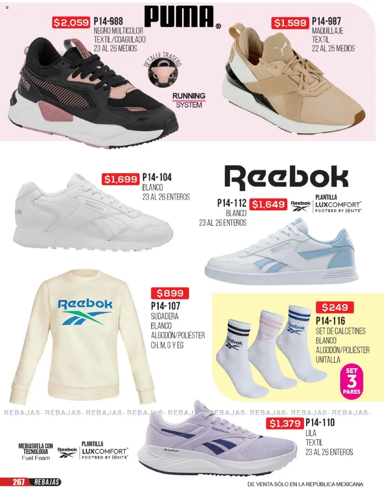 Nuevas ofertas de Cklass válidas en toda la República Mexicana desde el 23.06.2025. ¡Encuentra las mejores ofertas en Cklass catálogo Rebajas Sobre Calzado! | Página: 268 | Productos: Sudadera, Maquillaje