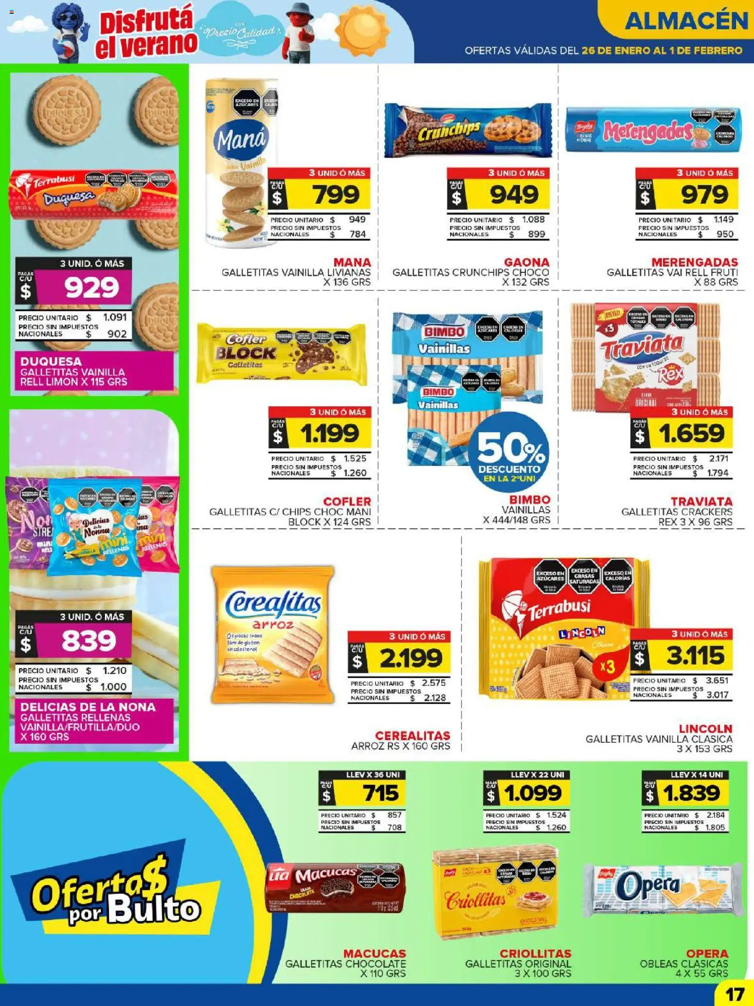 Carrefour Maxi catálogo │ válido desde el 26.01.2026 | Página: 17 | Productos: Mani, Limón, Chocolate, Arroz