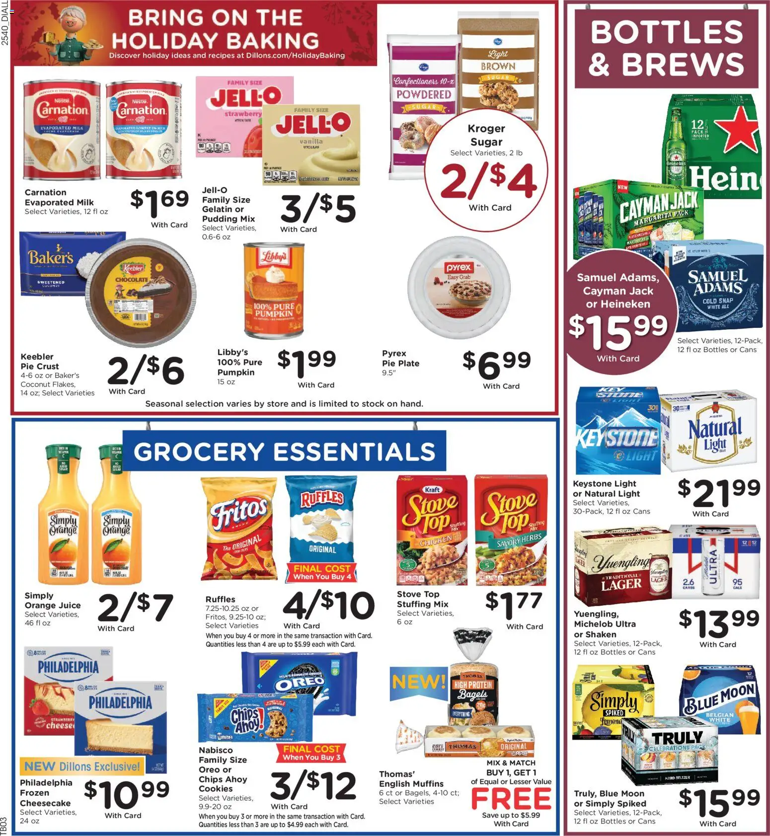 Dillons Black Friday - valid from 05.11.2025 | Page: 7 | Products: Milk, Cookies, Sugar, Cheesecake