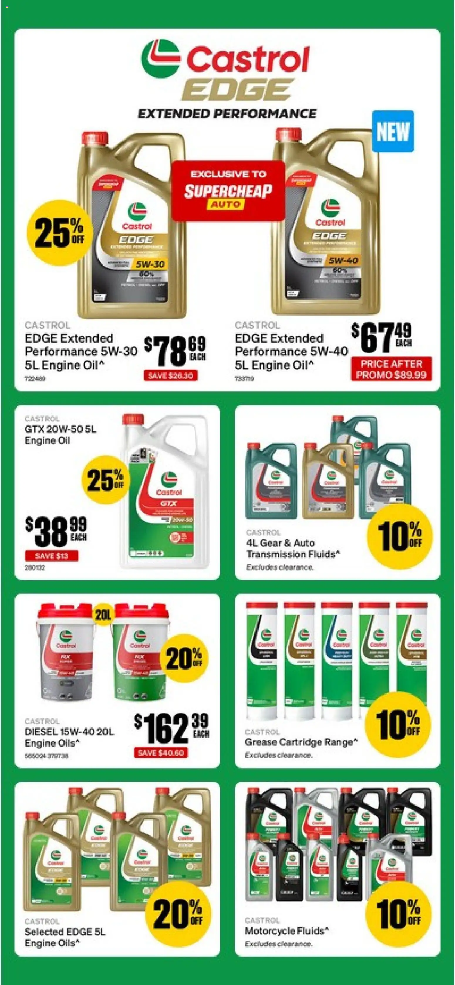 Supercheap Auto catalogue - valid from 22.04.2026 | Page: 25 | Products: Oil