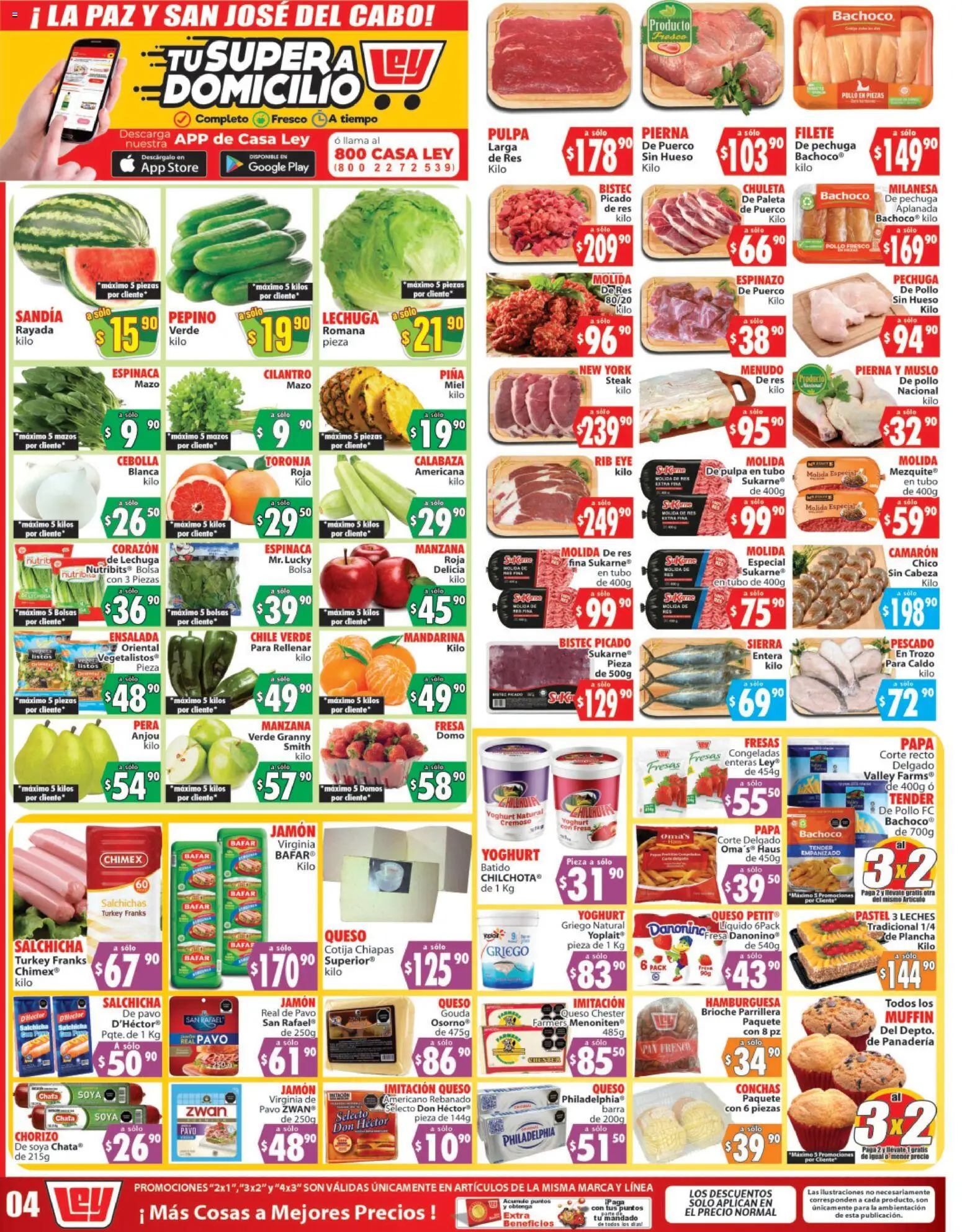 Nuevas ofertas de Casa Ley válidas en toda la República Mexicana desde el 22.01.2026. ¡Encuentra las mejores ofertas en Casa Ley folleto Autoservicio! | Página: 2