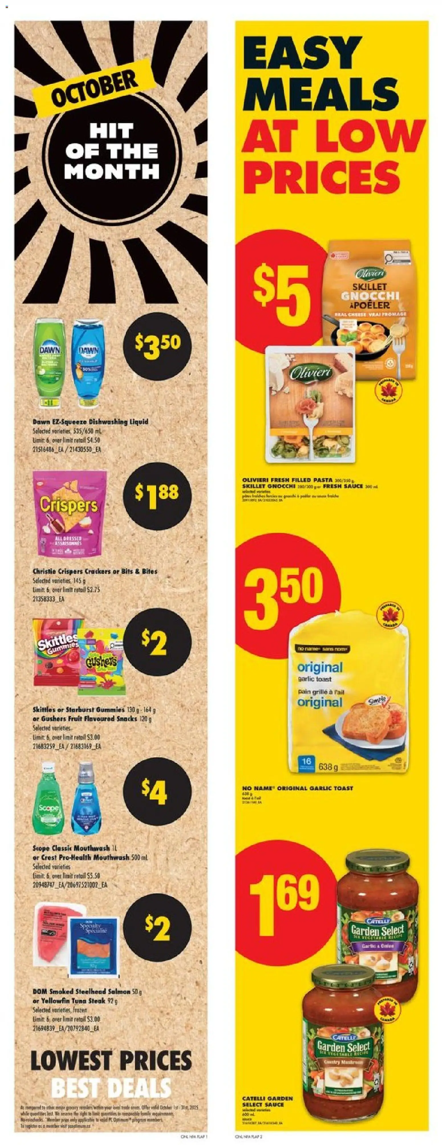 No Frills flyer valid from 23.10.2025 | Page: 6 | Products: Pasta, Mouthwash