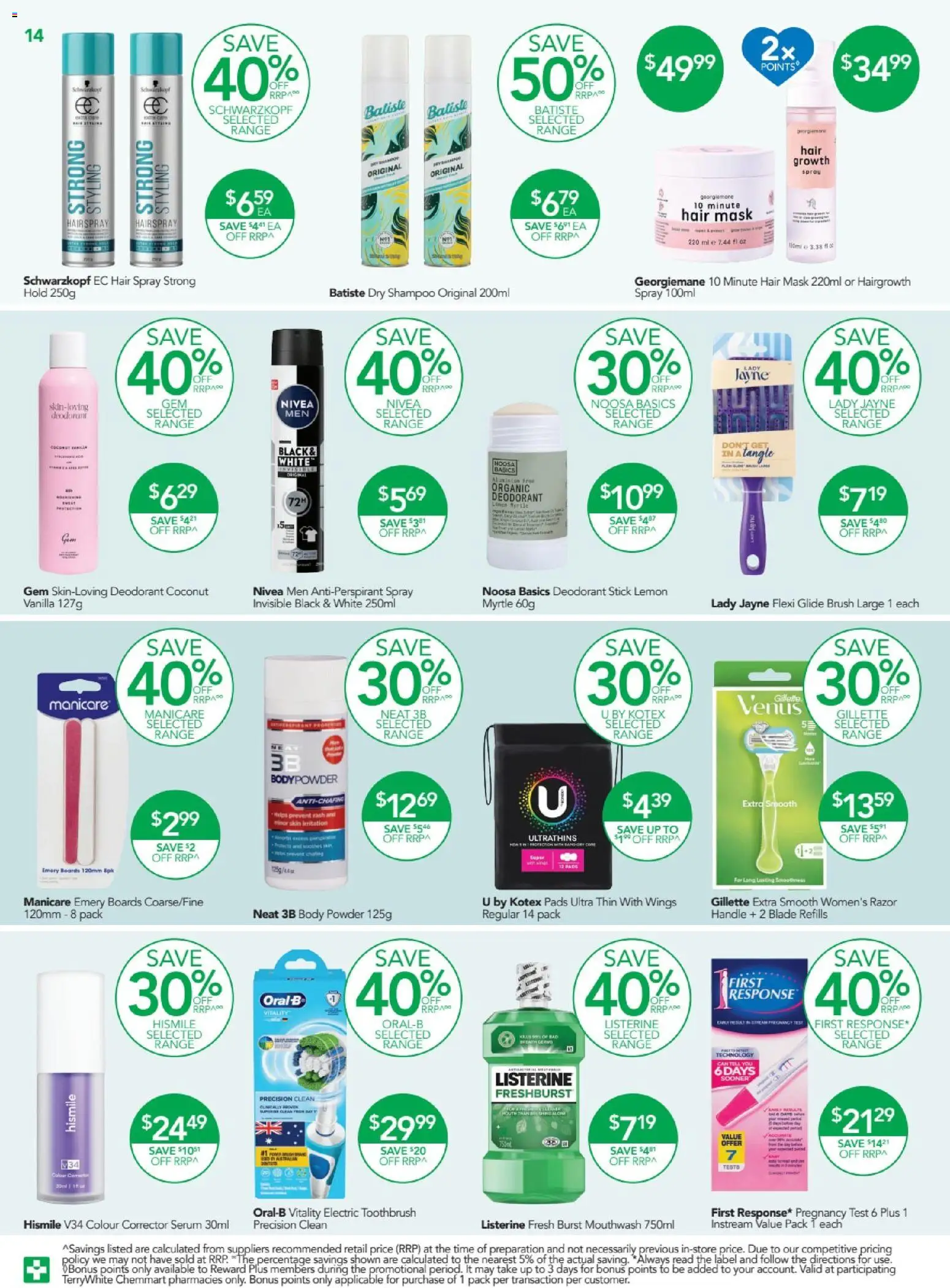 Terry White catalogue - valid from 22.01.2026 | Page: 15 | Products: Powder, Brush, Shampoo, Hair spray