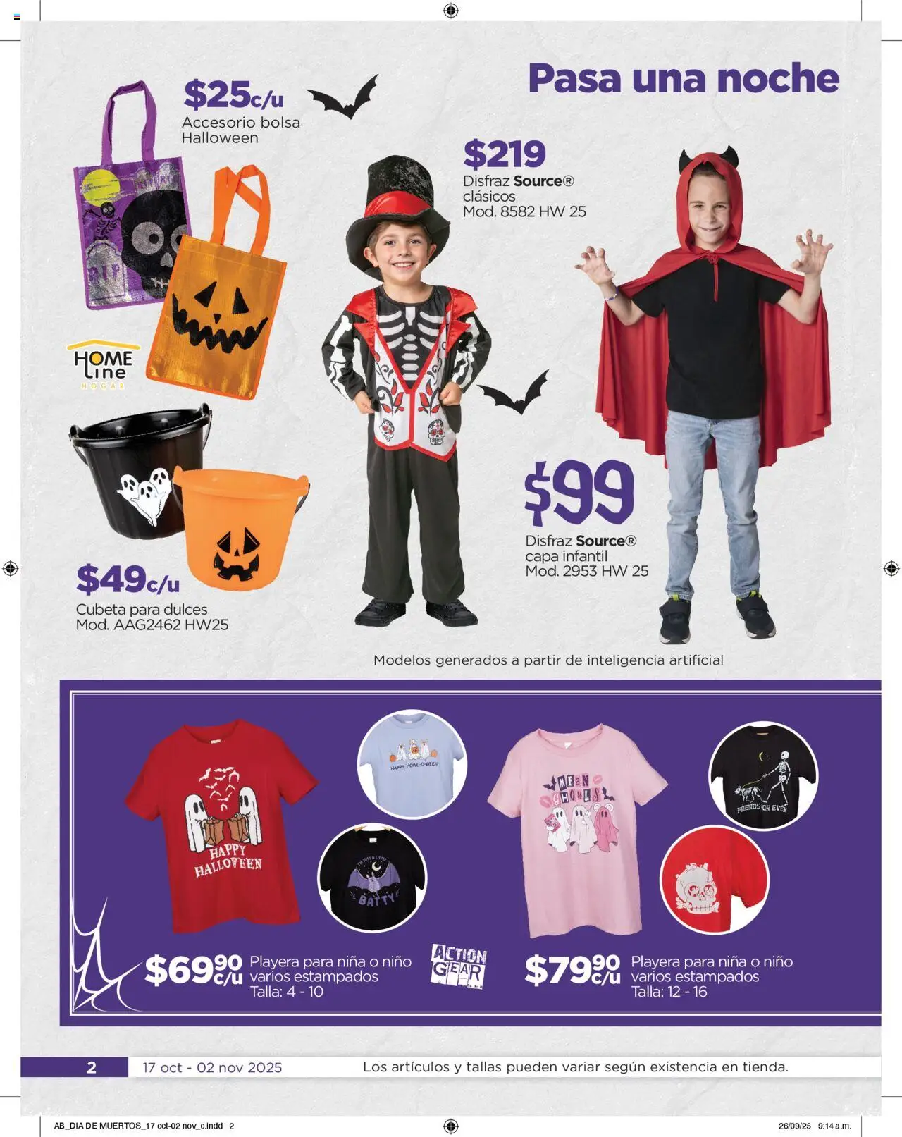 Nuevas ofertas de Chedraui válidas en toda la República Mexicana desde el 17.10.2025. ¡Encuentra las mejores ofertas en Chedraui folleto! | Página: 2 | Productos: Bolsa, Dulces, Playera