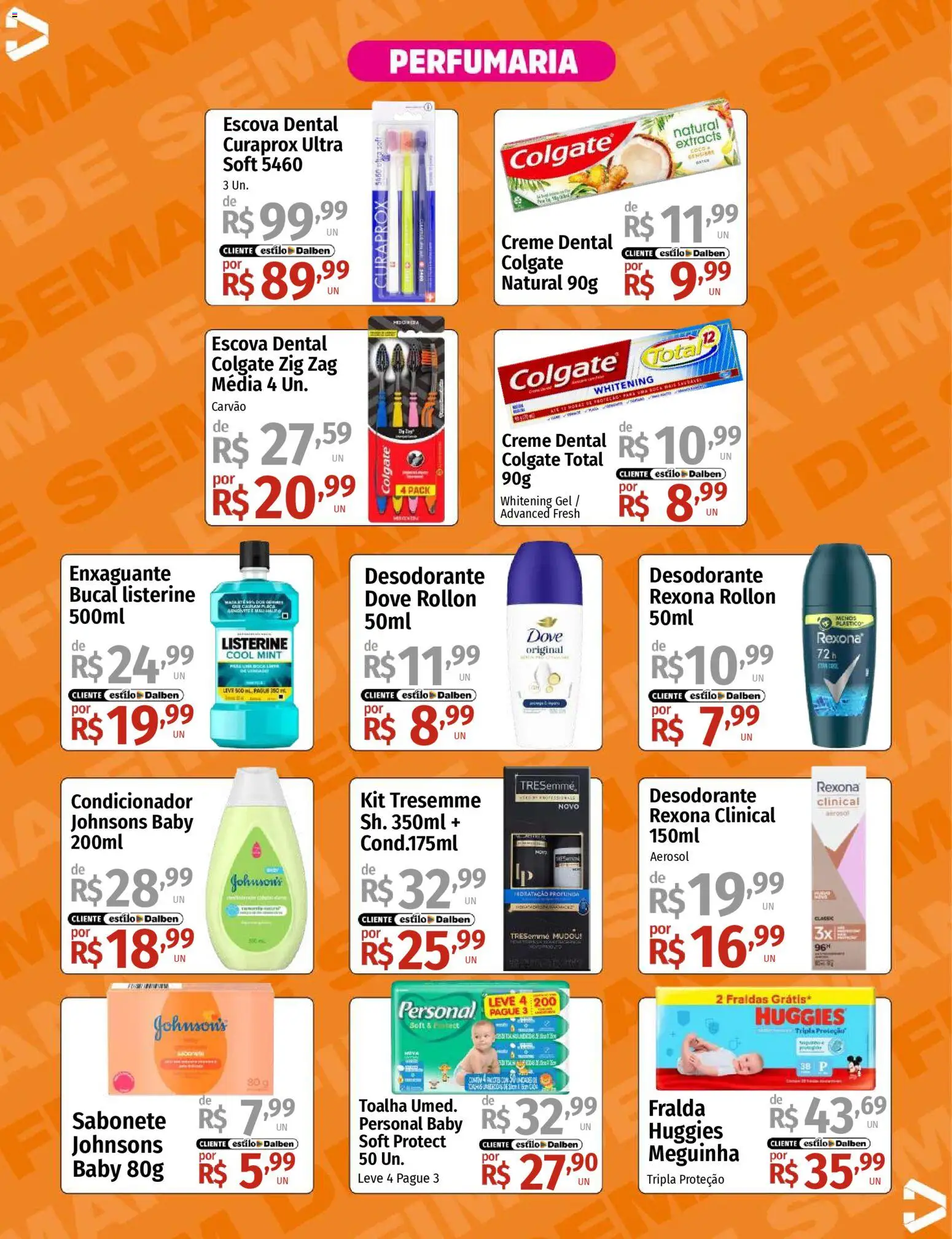 Supermercado Dalben Folheto - válido de 14.11.2025 | Página: 13 | Produtos: Condicionador, Desodorante, Rexona, Creme dental
