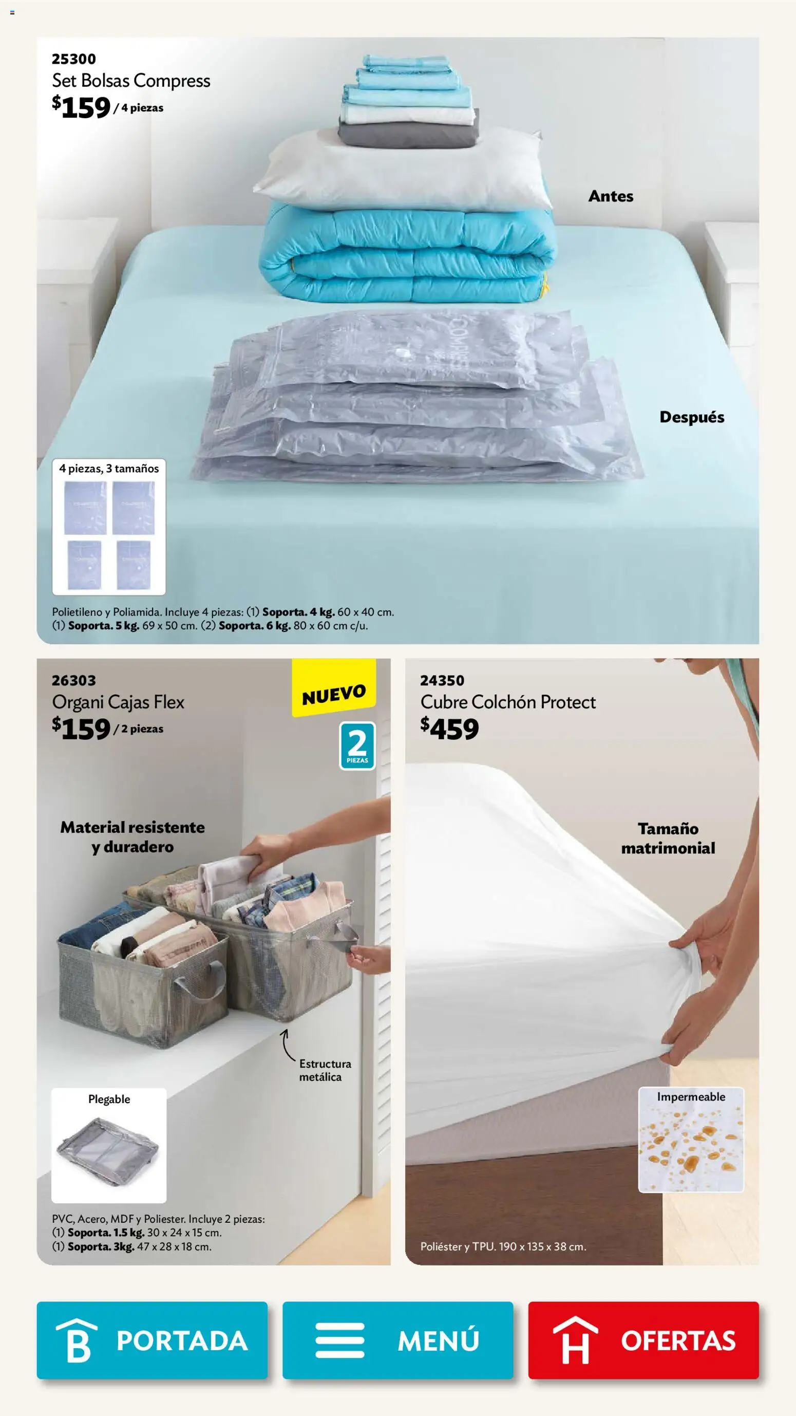Nuevas ofertas de Betterware válidas en toda la República Mexicana desde el 05.01.2026. ¡Encuentra las mejores ofertas en Betterware campaña 1 2026! | Página: 20 | Productos: Colchón