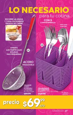 Nuevas ofertas de Fuller válidas en toda la República Mexicana desde el 09.07.2025. ¡Encuentra las mejores ofertas en Fuller campaña 7 2025! | Página: 29 | Productos: Colador, Organizador, Cocina
