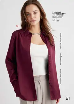 Vista previa de Price Shoes catálogo Cierre De Temporada , nuevo folleto de la tienda, válido en México a partir del 27.11.2025 | Página: 51 | Productos: Blusa, Vino