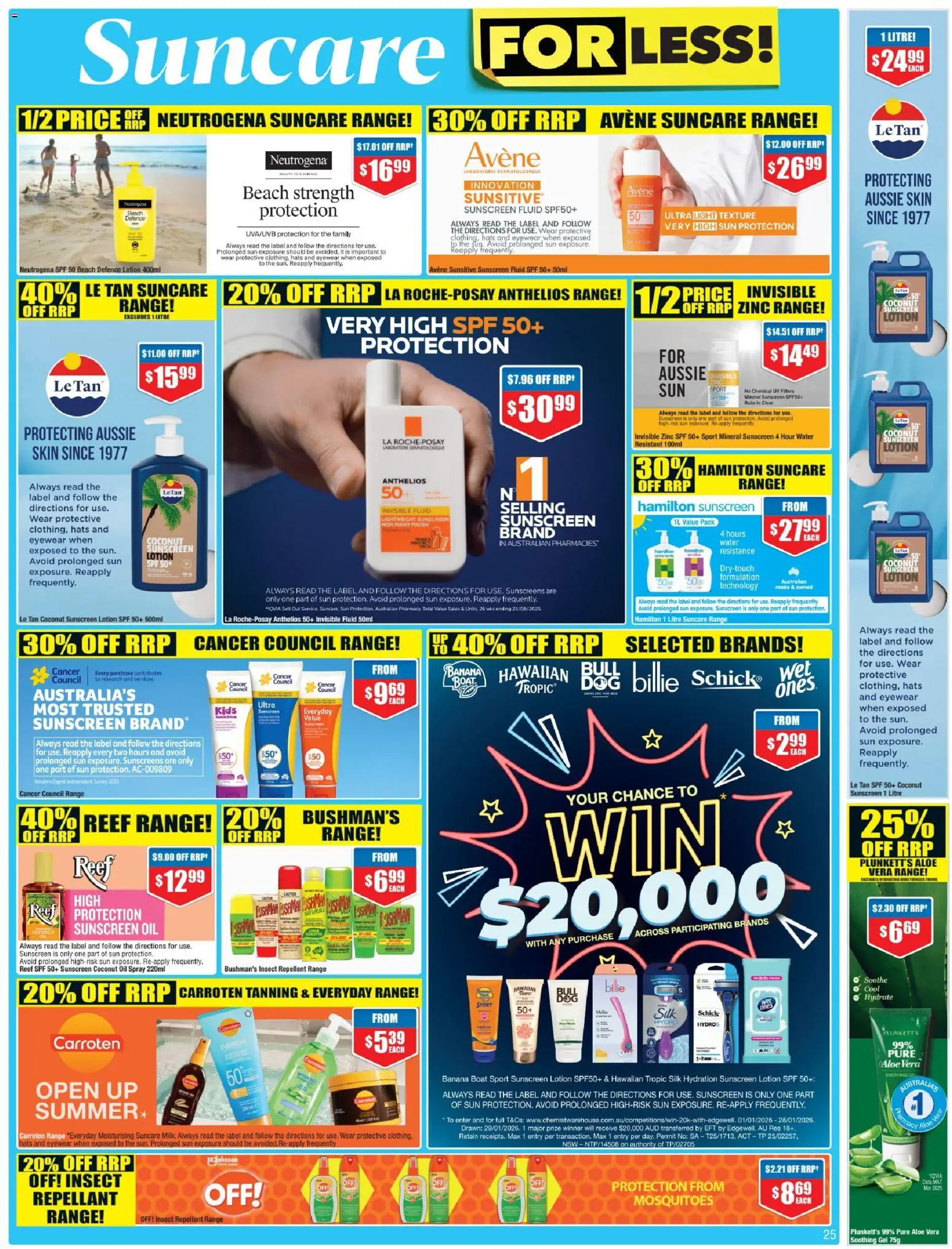 Chemist Warehouse catalogue - valid from 01.01.2026 | Page: 25 | Products: Light, Milk, Sunscreen, Zinc