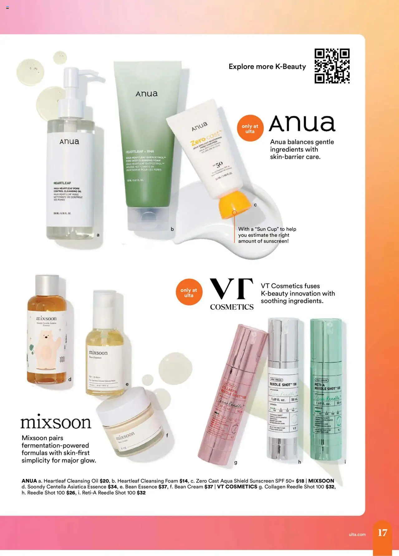 Ulta Beauty Weekly Ad - valid from 03.08.2025 | Page: 17 | Products: Cleansing Oil, Sunscreen, Cream, Salt