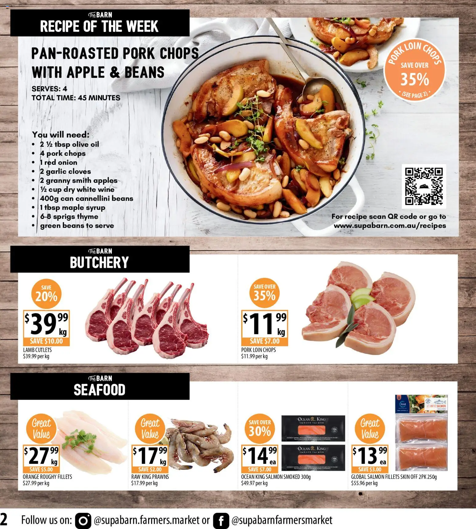 Supabarn catalogue - valid from 25.02.2026 | Page: 2 | Products: Pork, Olive oil, Seafood, Garlic