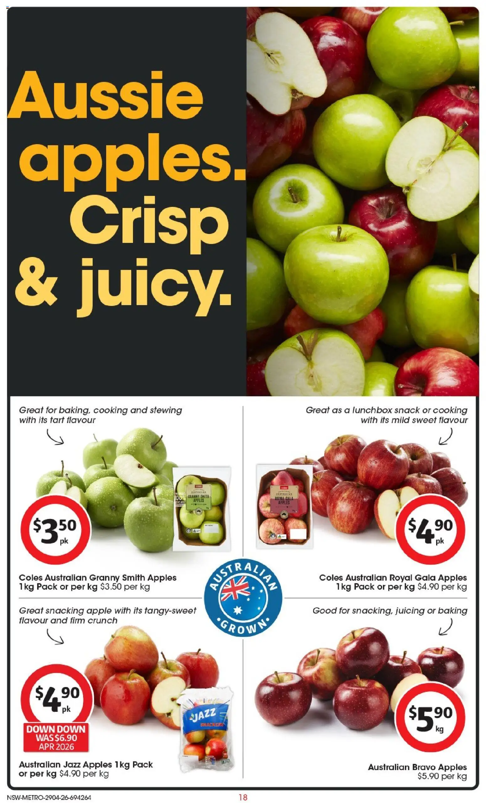Coles catalogue - valid from 29.04.2026 | Page: 18 | Products: Apples