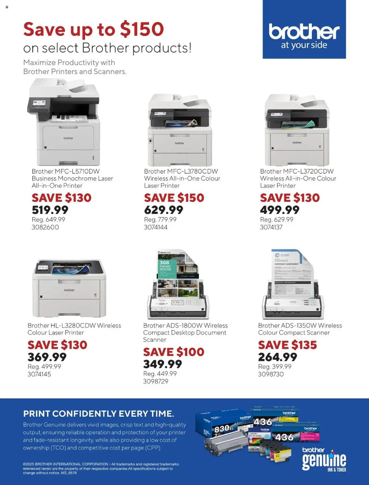 Staples flyer valid from 03.10.2025 | Page: 22 | Products: Printer, Toner