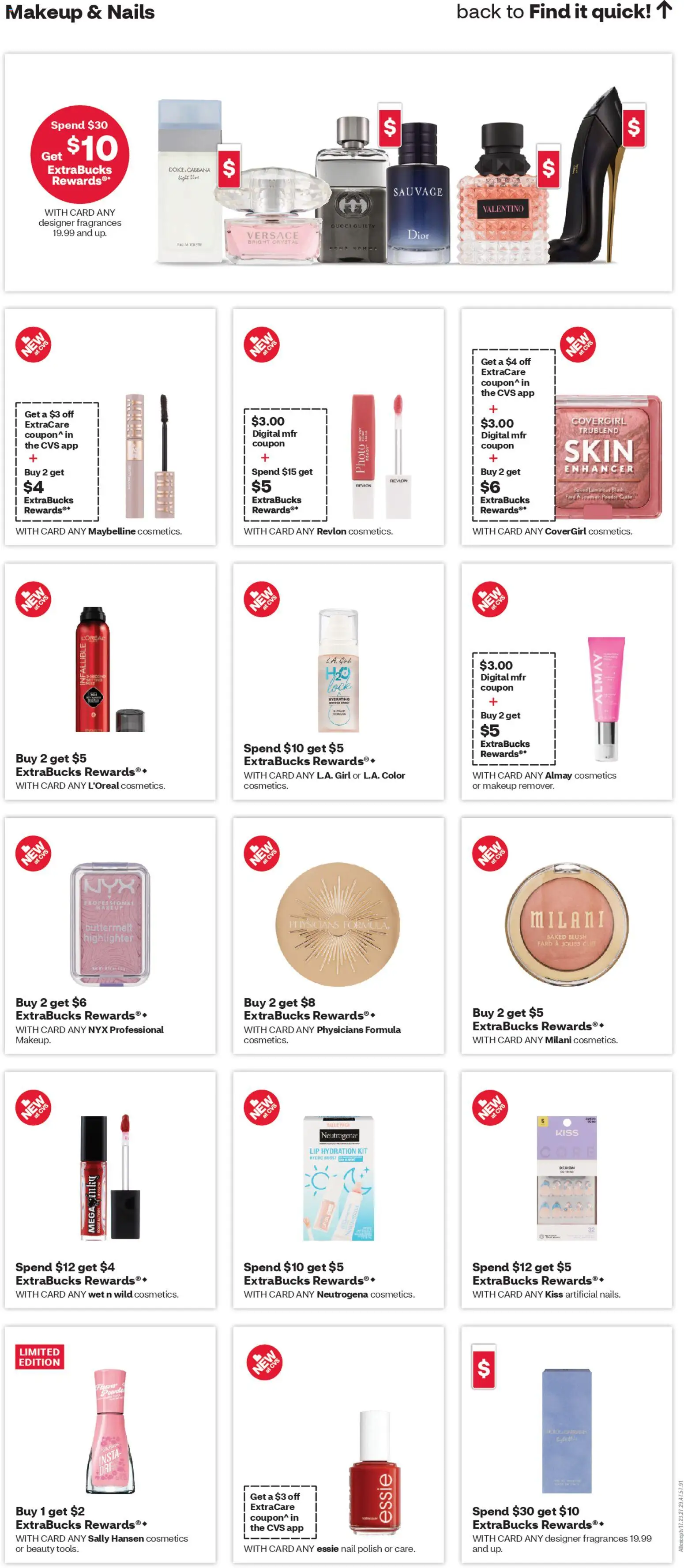 CVS Pharmacy Weekly Ad - AZ - valid from 12.04.2026 | Page: 10 | Products: Nail, Blush, Highlighter, Nail polish