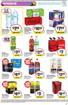 Preview of Ritchies catalogue  - valid from 25.03.2026 | Page: 19 | Products: Energy drink, Tea, Coca Cola, Lime