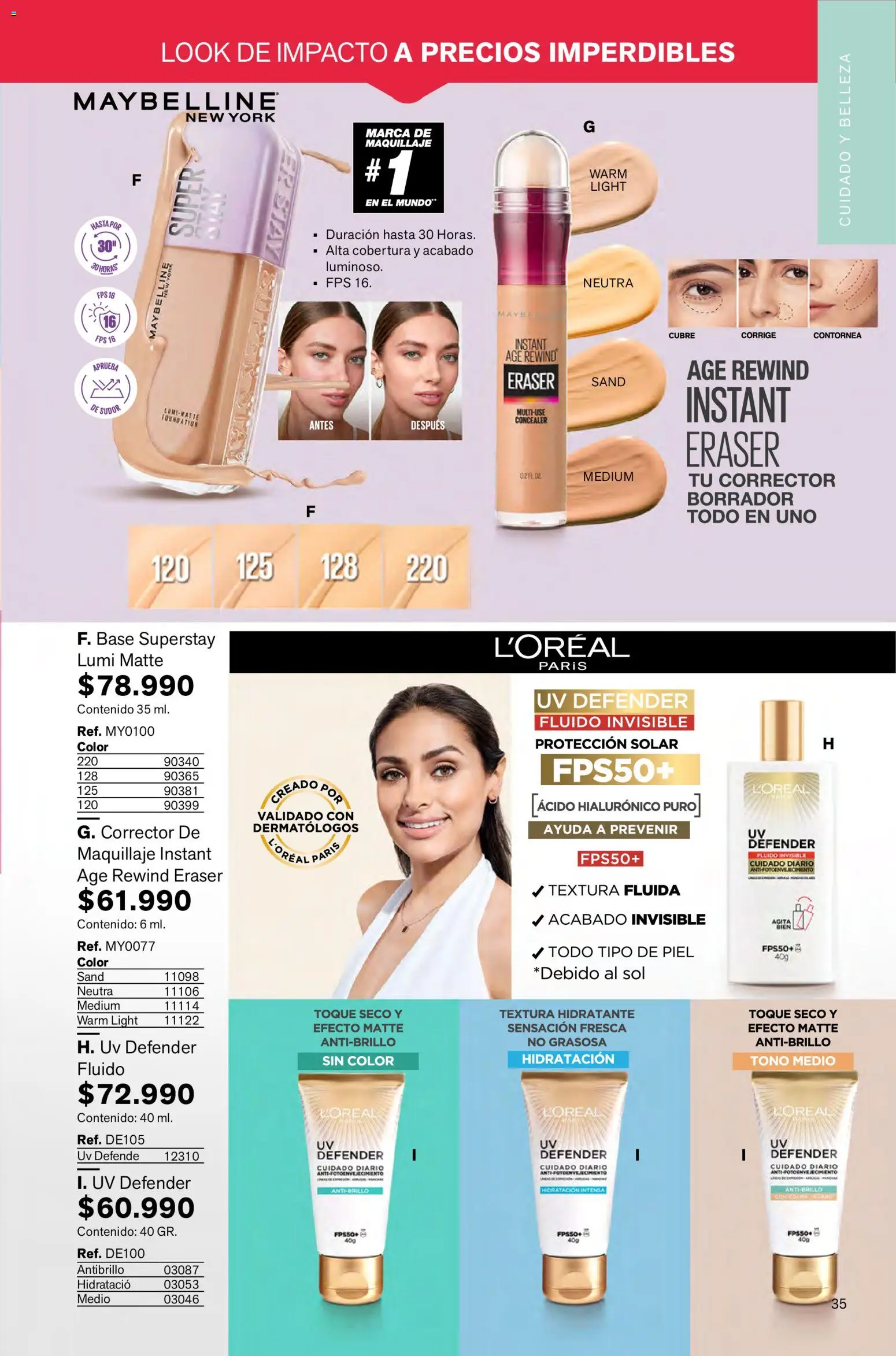 Leonisa revista - valida desde el 02.01.2026 | Página: 35 | Productos: Brillo, Maquillaje, Corrector