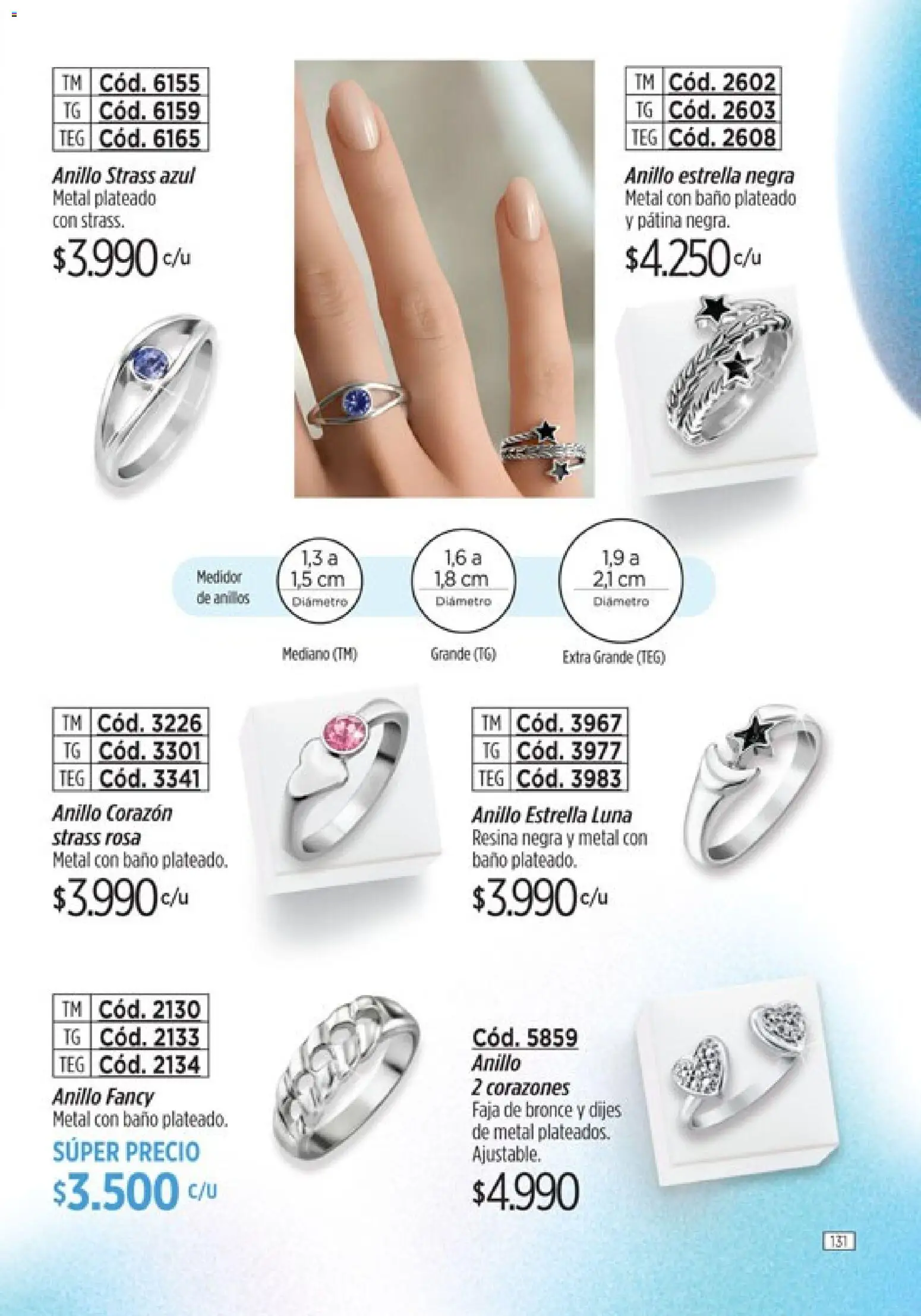 Catálogo Amodil Campaña 6 │ válido desde el 04.03.2026 | Página: 131 | Productos: Anillo, Faja, Baño