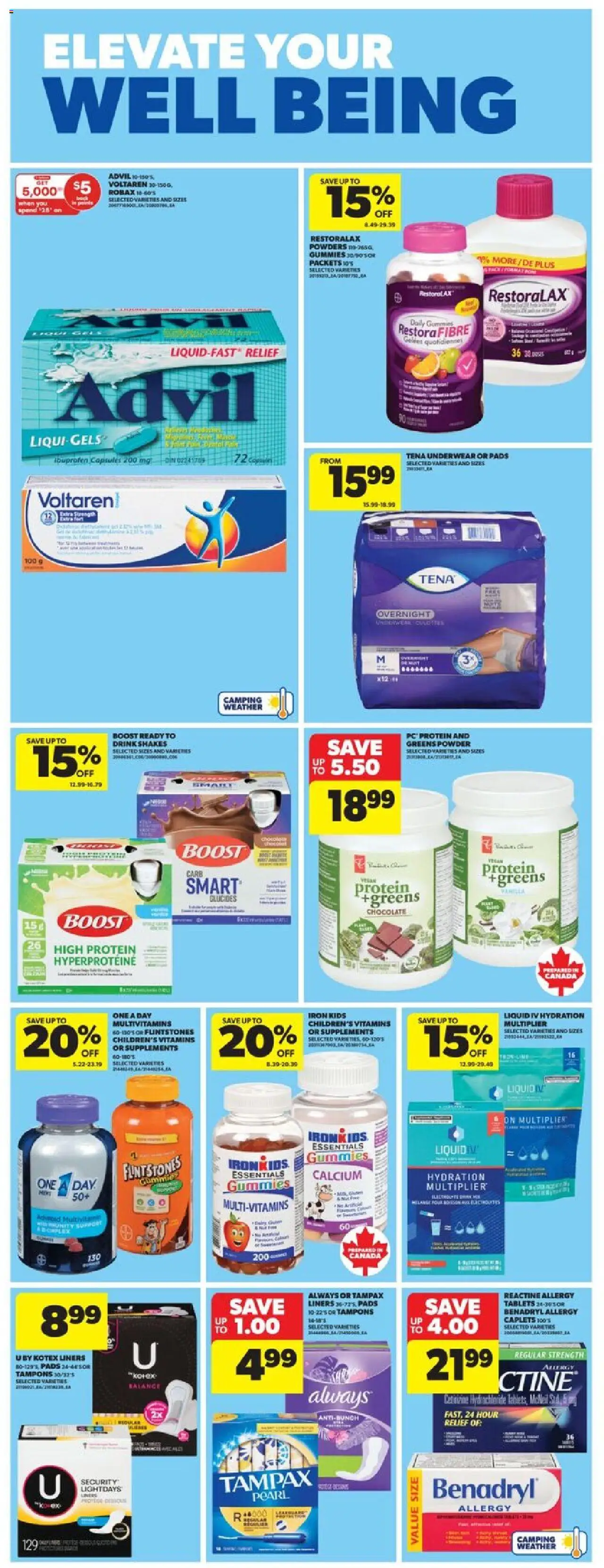 Real Canadian Superstore flyer valid from 29.05.2025 | Page: 25 | Products: Iron, Powder, Chocolate, Underwear