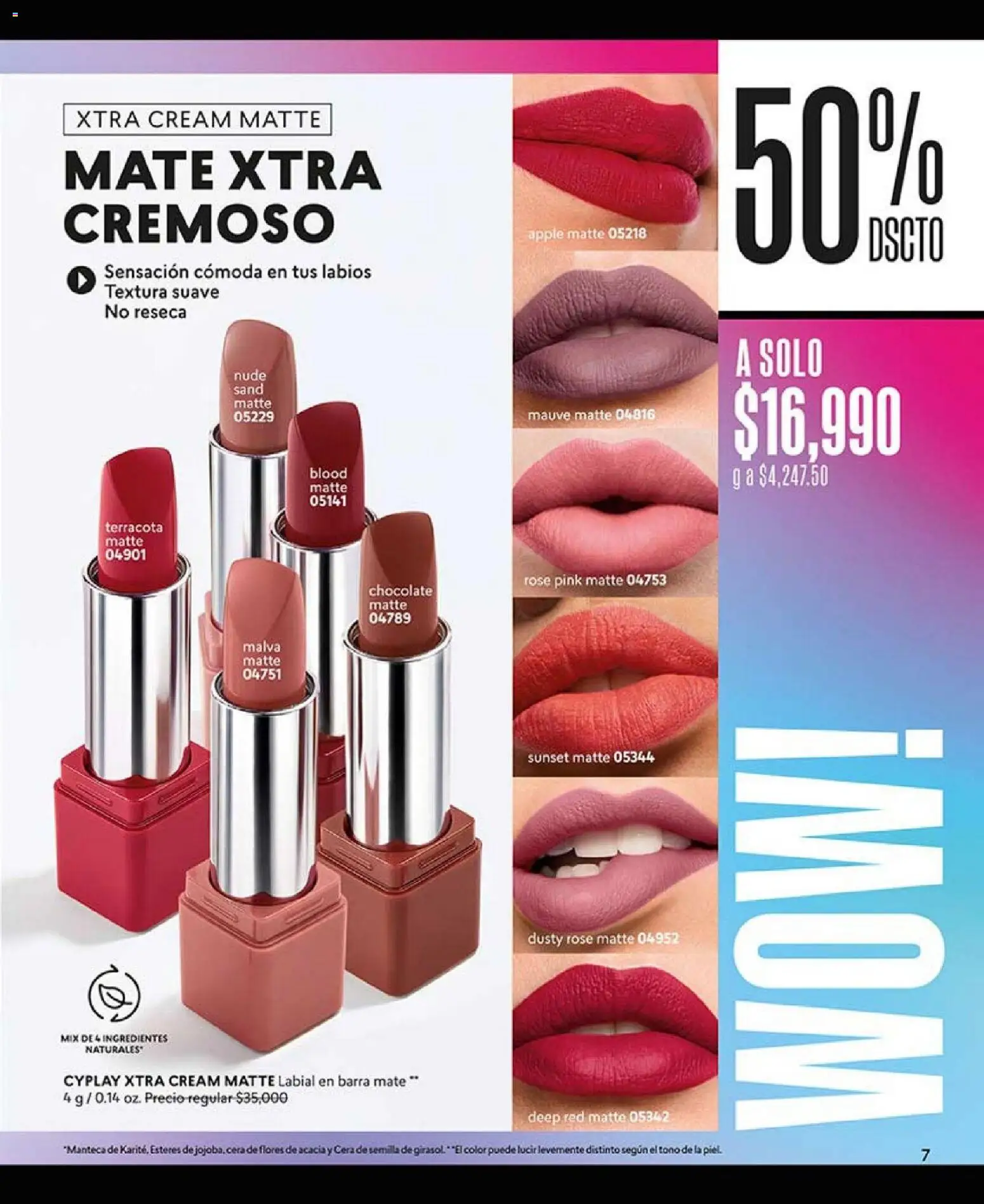 CyZone revista - valida desde el 01.01.2026 | Página: 7 | Productos: Cera, Cómoda, Chocolate