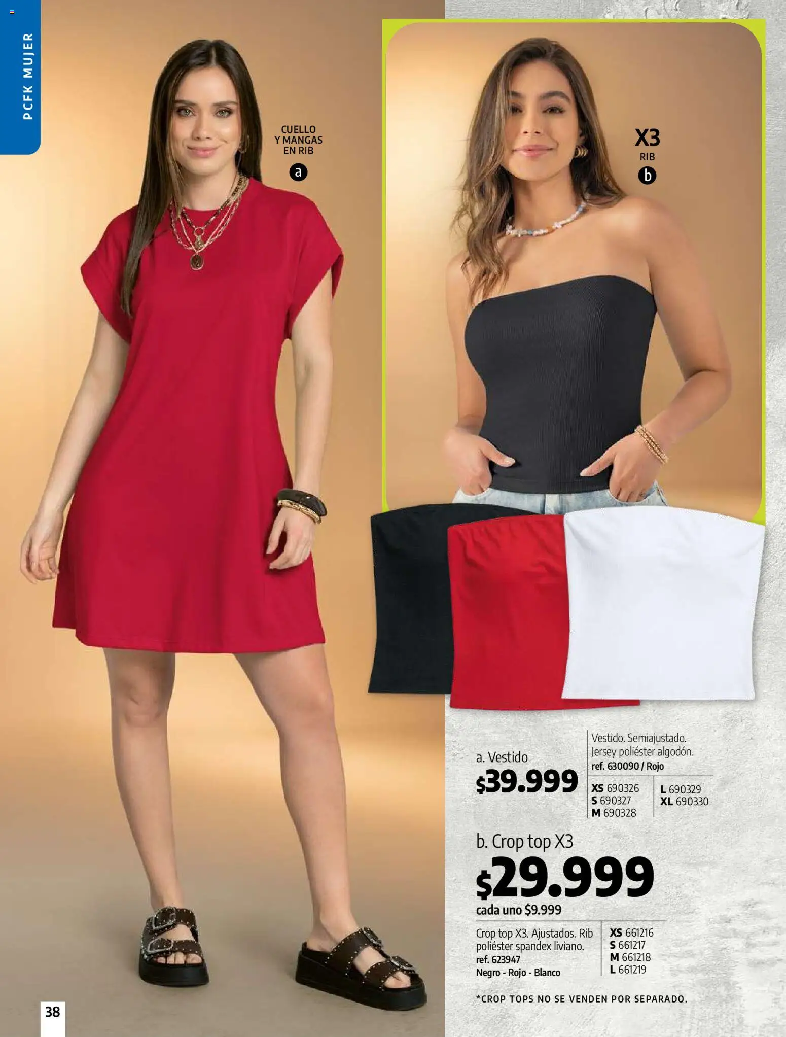 Pacifika revista - valida desde el 01.02.2026 | Página: 38 | Productos: Top, Vestido, Cuello