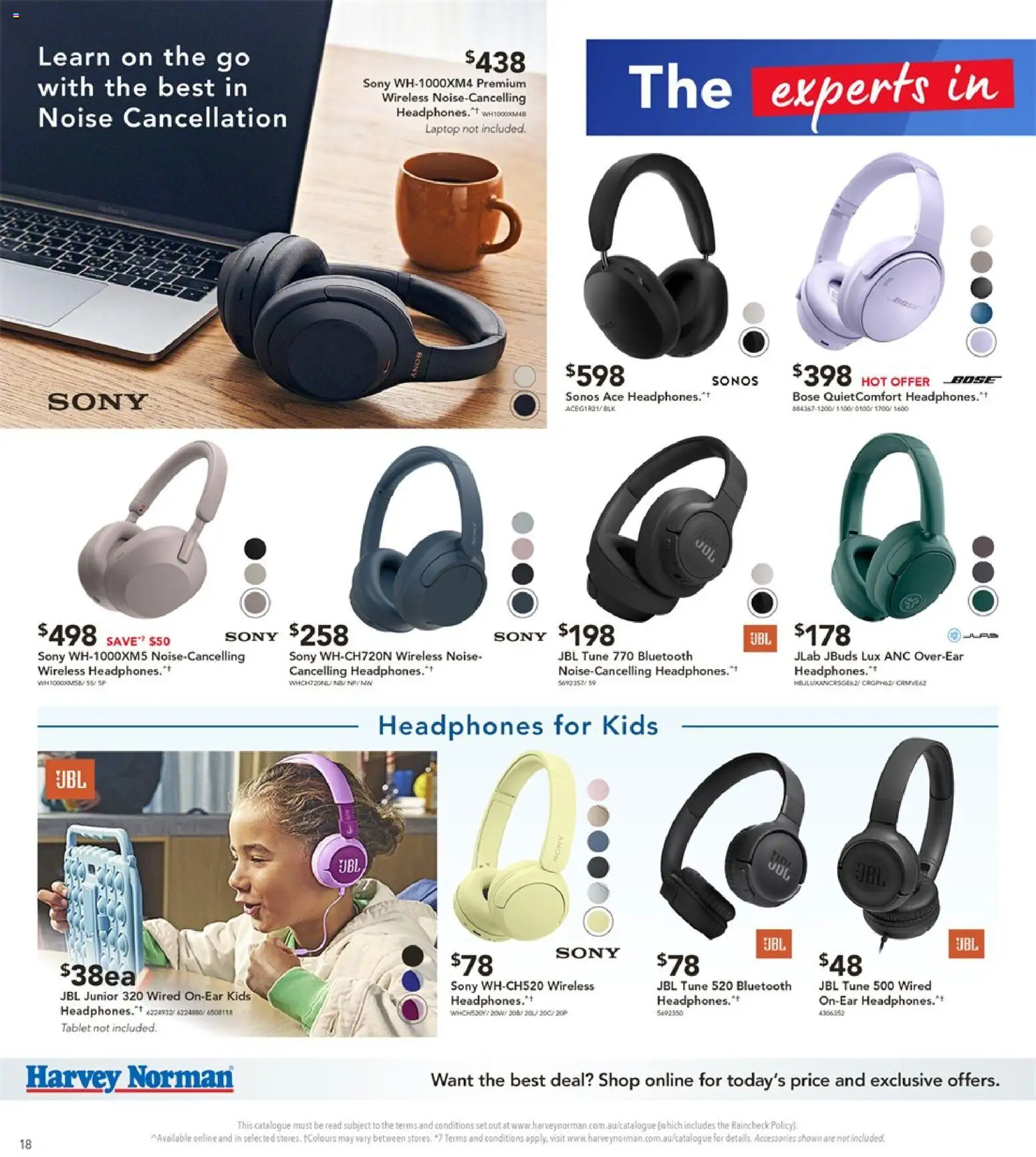Harvey Norman catalogue - valid from 14.01.2026 | Page: 18 | Products: Accessories, Tablet, Headphones, Laptop