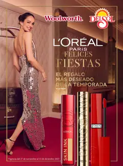 Vista previa de Del Sol y Woolworth catálogo Belleza Diciembre , nuevo folleto de la tienda, válido en México a partir del 27.11.2025