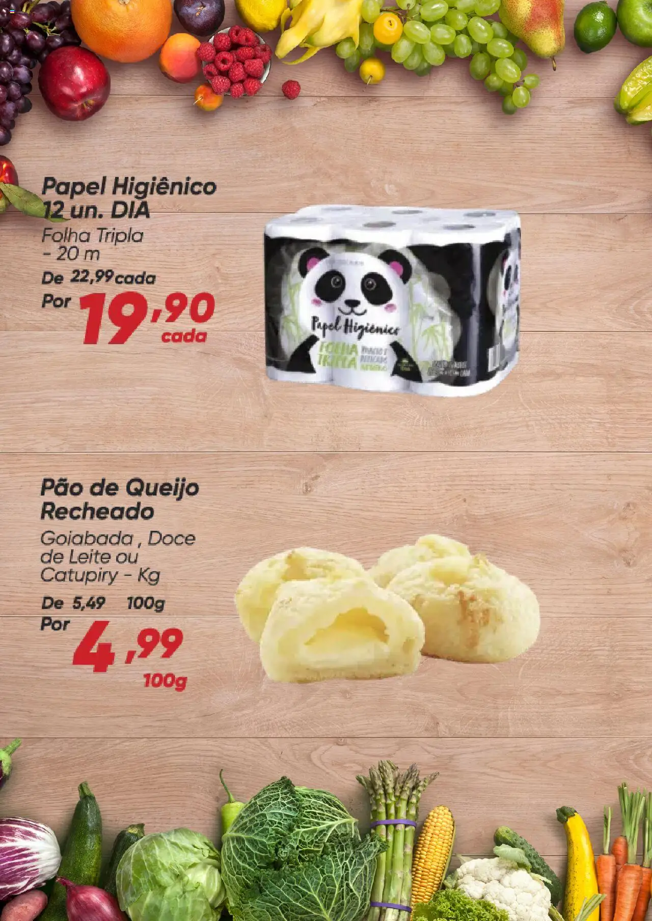 Dia Folheto - válido de 13.10.2025 | Página: 2 | Produtos: Leite, Queijo, Catupiry, Pão de queijo