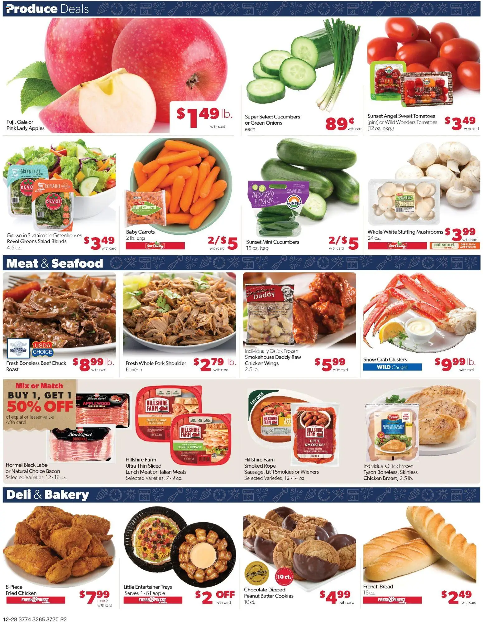 Family Fare Weekly Ad - valid from 28.12.2025 | Page: 2 | Products: Pork, Apples, Beef, Oven