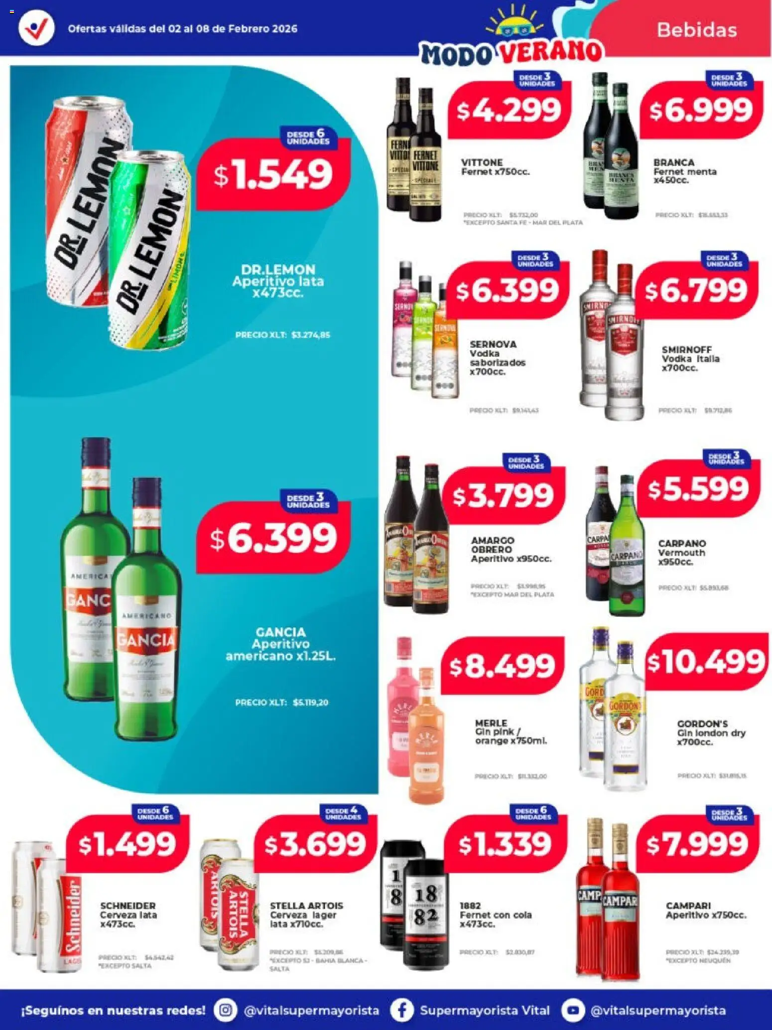 Vital - Ofertas - Laferrere  │ válido desde el 02.02.2026 | Página: 13 | Productos: Vodka, Carpa, Gin, Cerveza