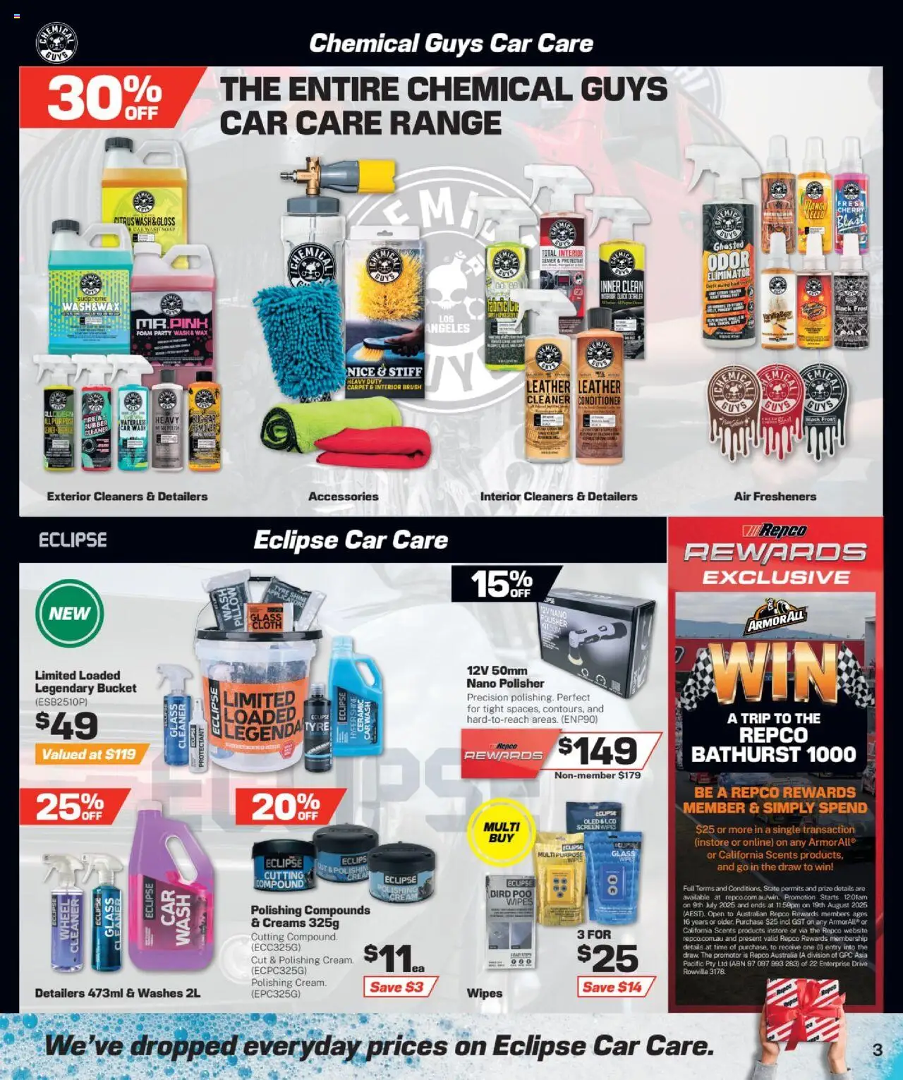 Repco catalogue - valid from 06.08.2025 | Page: 3 | Products: Carpet, Cleaner, Soap, Accessories