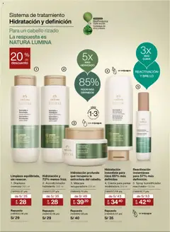 Vista previa de folleto Natura - Ciclo 15 de la Natura válido desde 13.09.2025 | Página: 123 | Productos: Máscara, Shampoo, Acondicionador, Crema