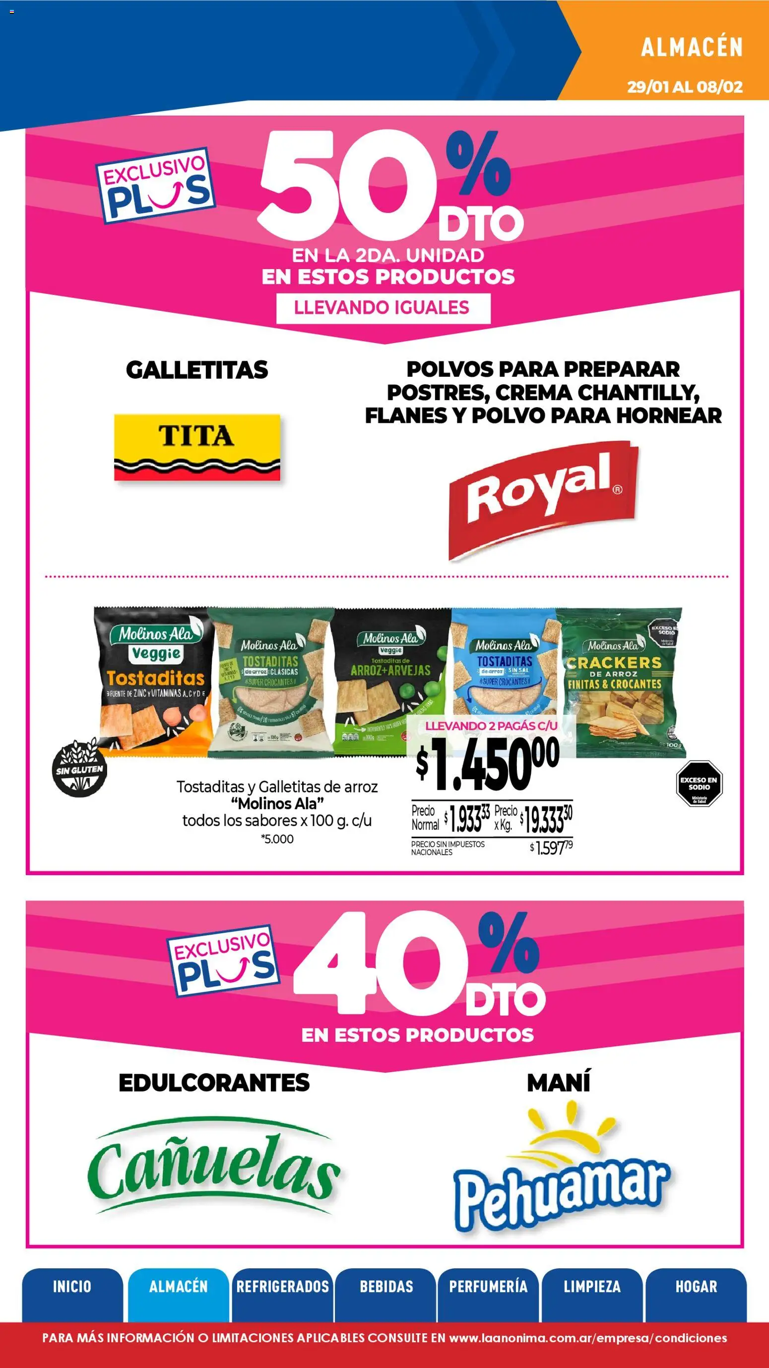 La Anonima - catalogos masivos  │ válido desde el 29.01.2026 | Página: 6 | Productos: Vitaminas, Polvo, Mani, Arroz