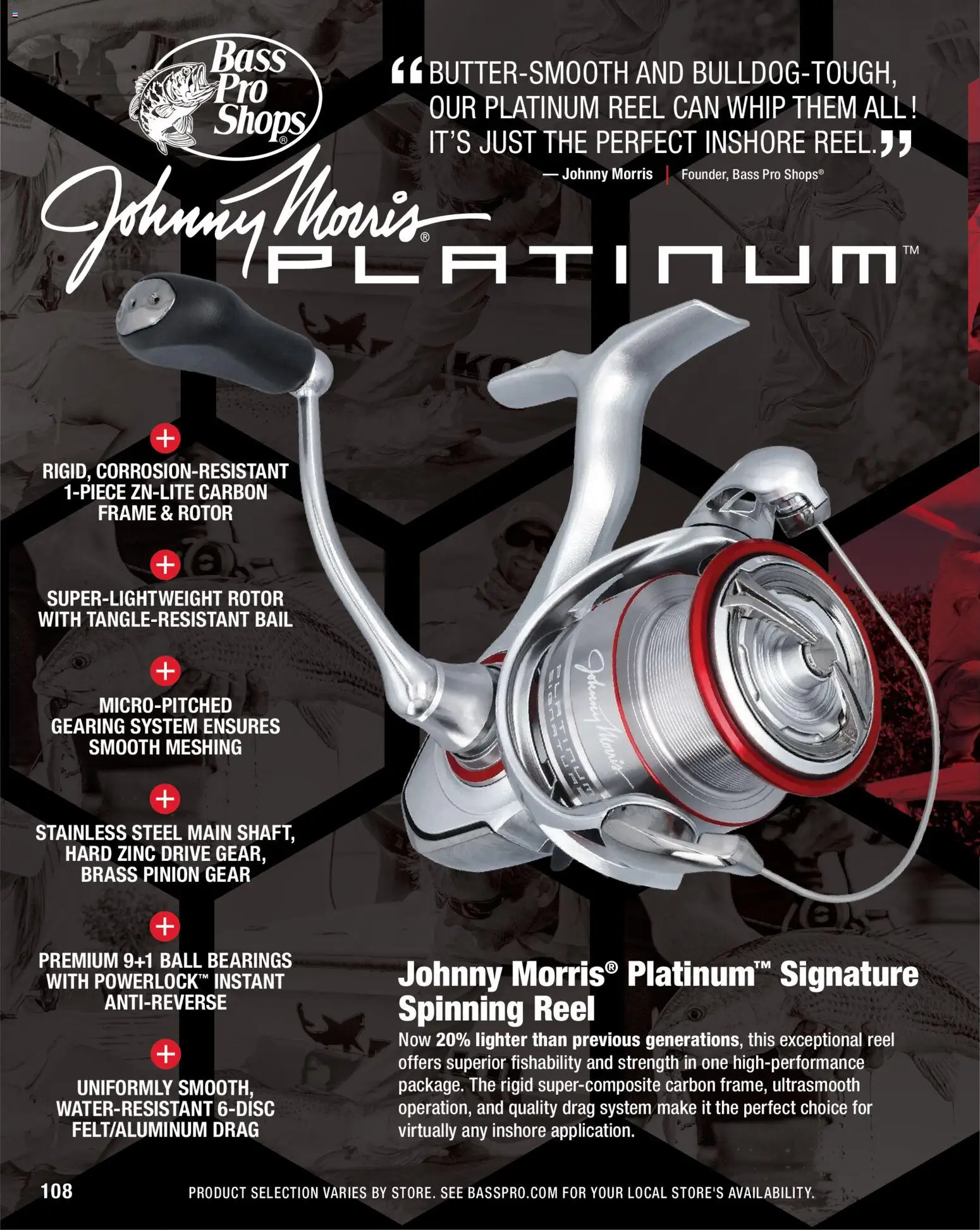 Cabela's Saltwater Specialist 26 - valid from 15.12.2025 | Page: 108 | Products: Zinc, Lighter, Bearings