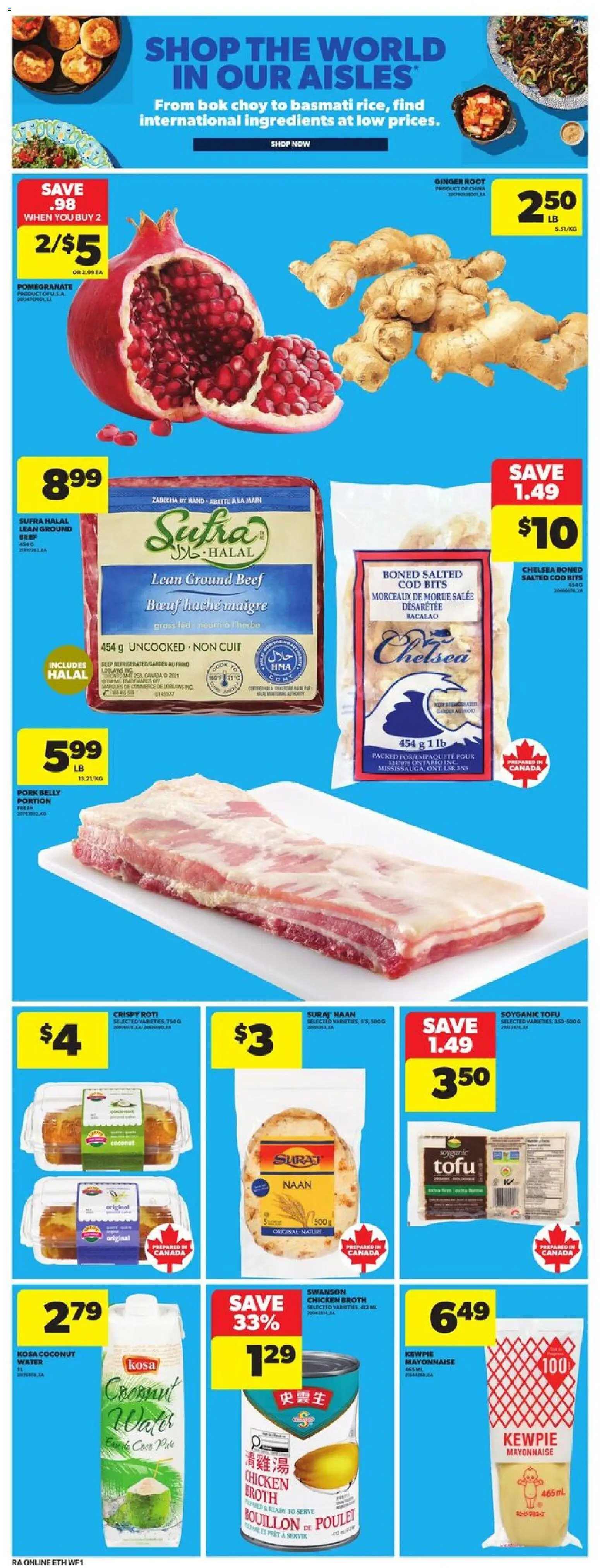 Atlantic Superstore flyer valid from 30.10.2025 | Page: 18 | Products: Beef, Chicken, Pork