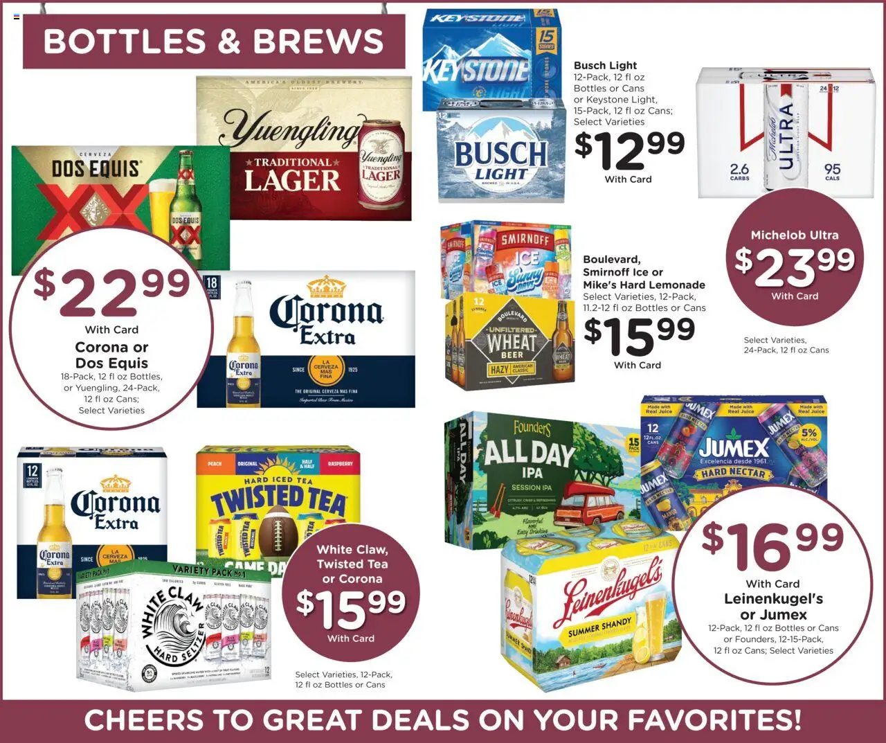 Dillons Weekly Ad - valid from 08.10.2025 | Page: 14 | Products: Juice, Beer, Peach, Raspberry