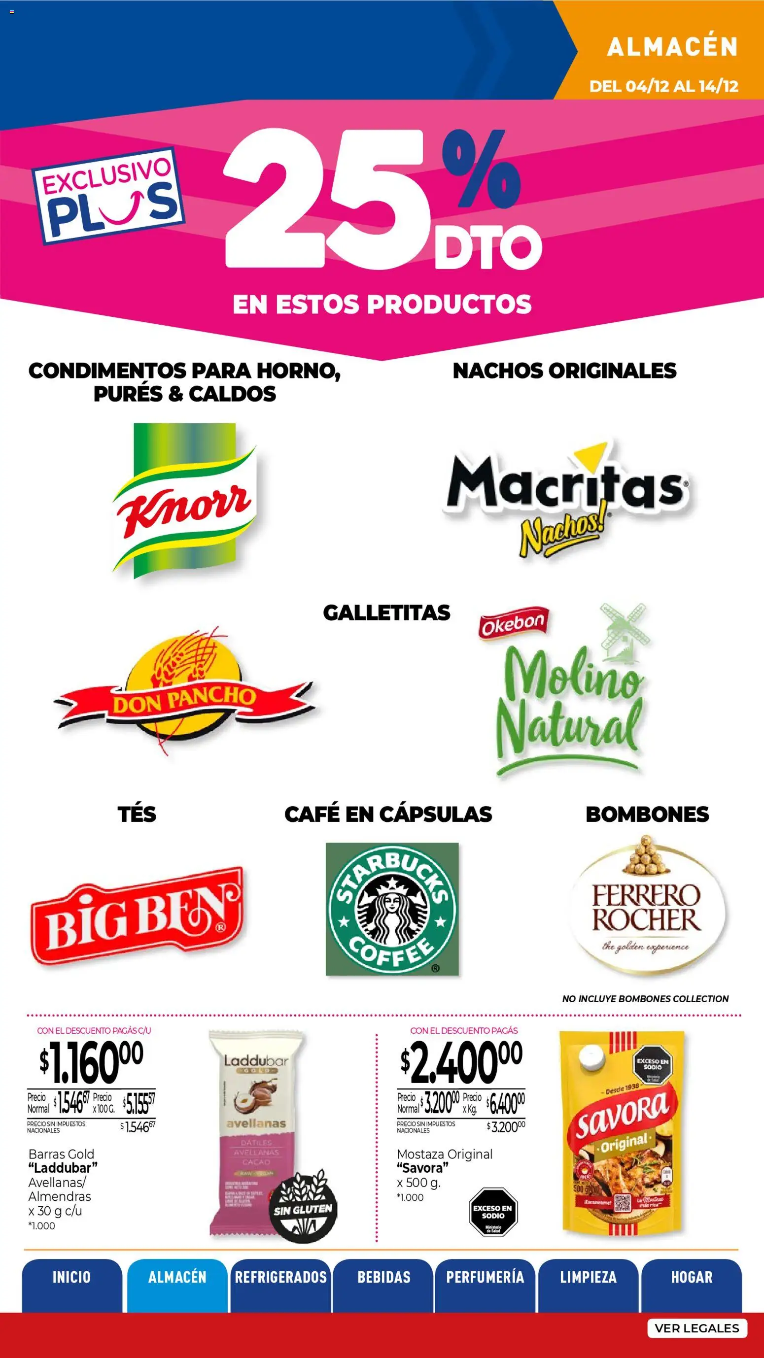 La Anonima - catalogos │ válido desde el 04.12.2025 | Página: 14 | Productos: Galletitas, Bombones, Café, Cacao