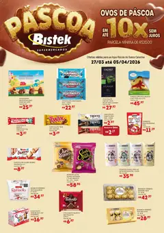 Bistek Supermercados ofertas Páscoa - Pré-Visualização do folheto da loja Bistek Supermercados, válido de 27.03.2026