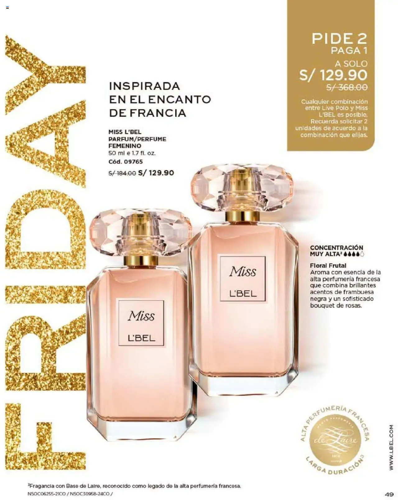 Catálogo L'Bel válido desde 24.10.2025 | Página: 49 | Productos: Polo, Fragancia