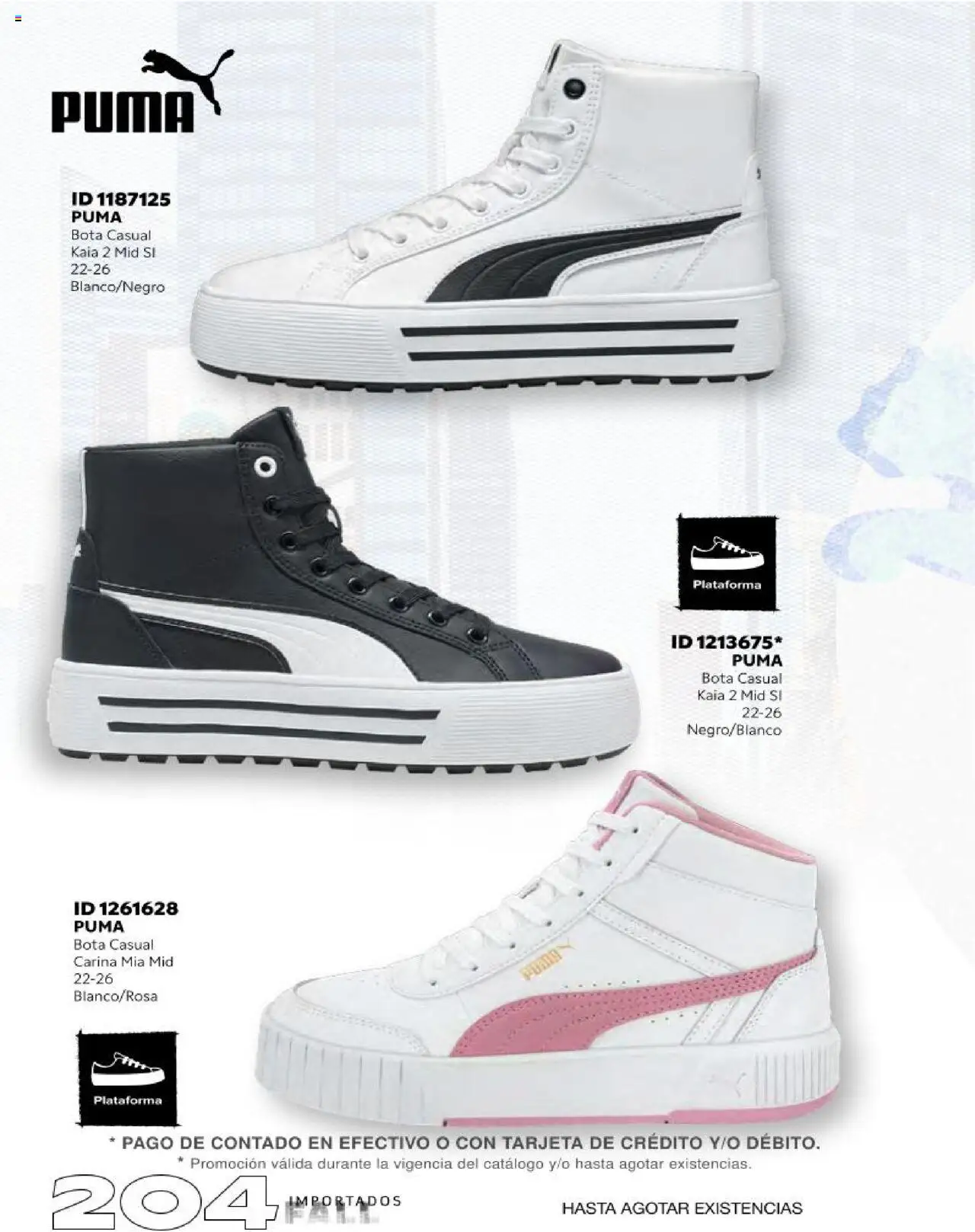 Nuevas ofertas de Price Shoes válidas en toda la República Mexicana desde el 18.10.2025. ¡Encuentra las mejores ofertas en Price Shoes catálogo Fall Importados segunda! | Página: 204