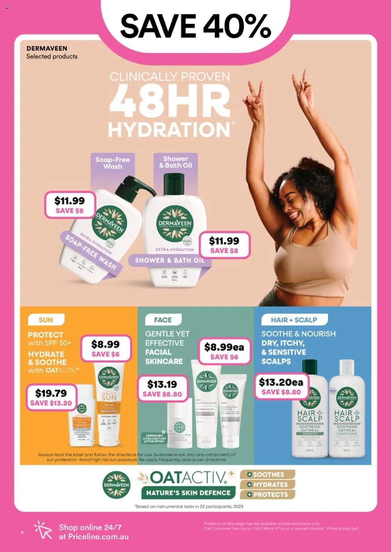 Priceline Pharmacy catalogue - valid from 25.09.2025 | Page: 8 | Products: Bath, Light, Shampoo, Conditioner