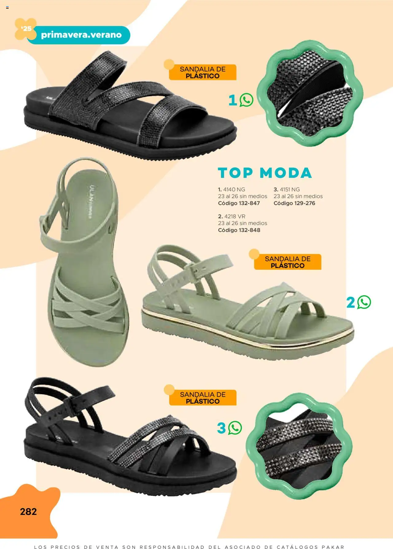 Nuevas ofertas de SC Pakar válidas en toda la República Mexicana desde el 31.01.2025. ¡Encuentra las mejores ofertas en SC Pakar catálogo Primavera Verano! | Página: 282 | Productos: Top