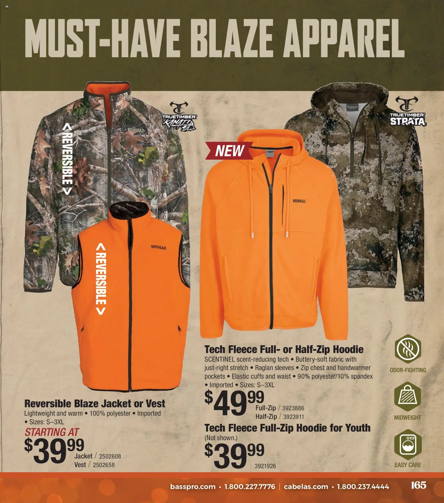 Cabela's Kids' Wishbook 25 - valid from 01.11.2025 | Page: 165 | Products: Hoodie, Vest, Jacket